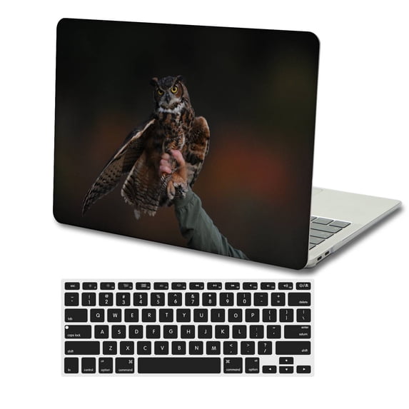 KSK KAISHEK Only Compatible MacBook Pro 13 inchs Case Early 2015/2014/2013/Late 2012 Release Model A1425/A1502, Plastic Hard Shell Case + Black Keyboard Cover, Feather Series 0639