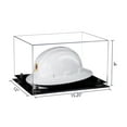 thumbnail image 2 of Deluxe Clear Acrylic Large Helmet - Hard Hat Display Case with Black Risers (A082-BR), 2 of 3