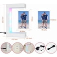 thumbnail image 3 of Sentmoon Picture Frame Frames Magnetic Levitation Photo Frame with LED Lights Three Sided Photo Frame Photo Display Frame, 3 of 6