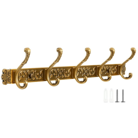 aijun Coat Rack Wall Mount with Aluminum Alloy Heavy Duty Wall Coat Rack Easy to Install for Bathroom Entryway Bedroom