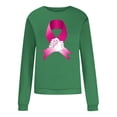 thumbnail image 5 of Jsaierl Chandails en Molleton Cancer du Sein Femmes Sensibilisation au Cancer Hauts T-Shirts Graphiques Léopard Manches Longues Col Rond Pull Cadeaux Inspirants pour Survivante du Cancer, 5 of 5