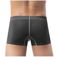 thumbnail image 5 of Bixock Boxer Briefs for Men,Men's Underwear Ice Silk Solid Color Pouch Enhanced Breathable Stretch Briefs, 5 of 6