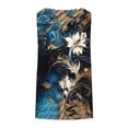 thumbnail image 6 of STETMN Oversized Tank Top for Women Casual Print Crewneck Tops Sleeveless Loose Summer Tee, 6 of 7