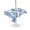 Gray Blue Light Blue Mist Blue, variant on Outdoor Table Cloth with Umbrella Hole and Zipper, Blue Leaf Waterproof Rectangle Tablecloth 60"x84", Watercolor Country Plant Monochrome Branch Washable Table Cover for Outside Party Patio Picnic