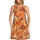 thumbnail image 1 of Fotbe Hippie Flower Vestido de Verano sin Mangas para Mujer – Vestido Midi Línea A, Estilo Camiseta Floral, Vestido Playero Casual y Fluido, 1 of 7