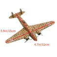 thumbnail image 6 of APPLAYERR Die Cast Alloy Fiat BR.20 Cicogna Bomber Model for Italian Air Force 1:144 Scale Display, 6 of 7