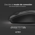 thumbnail image 3 of Mouse ACTECK OPTIMIZE TRIP MI670 1600dpi 4 botones Inalámbrico USB 2.4 Ghz Negro AC-934121, 3 of 7