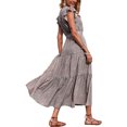 thumbnail image 4 of Txlixc Vestido de mujer sin mangas con pliegues casuales Txlixc moda, 4 of 6