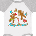 thumbnail image 4 of Inktastic Merry Christmas with gingerbread cookies Boys or Girls Baby Bodysuit, 4 of 5