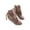 Beige Wedges Platform Ankle Booties, variant on hopeusnice Women's Wedges Ankle Booties Casual Hollow out Open Toe Suede Boots Lace Up Comfortable Breathable Shoes Beige 36