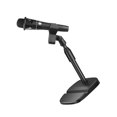 thumbnail image 3 of Desktop Microphone Stand Adjustable Prevent Slip Table Mic Holder with Phone Tablet Slot for Live Streaming Karaoke Spring Mic Clip, 3 of 8