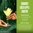 thumbnail image 5 of Smirnoff Green Apple (Vodka Infused With Natural Flavors), 50 mL, 30% ABV, 5 of 11