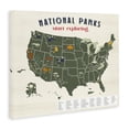 thumbnail image 2 of Stupell Industries Rustic Lodge National Parks Map Diagram Canvas Art, 30 x 24, by Lil' Rue, 2 of 7