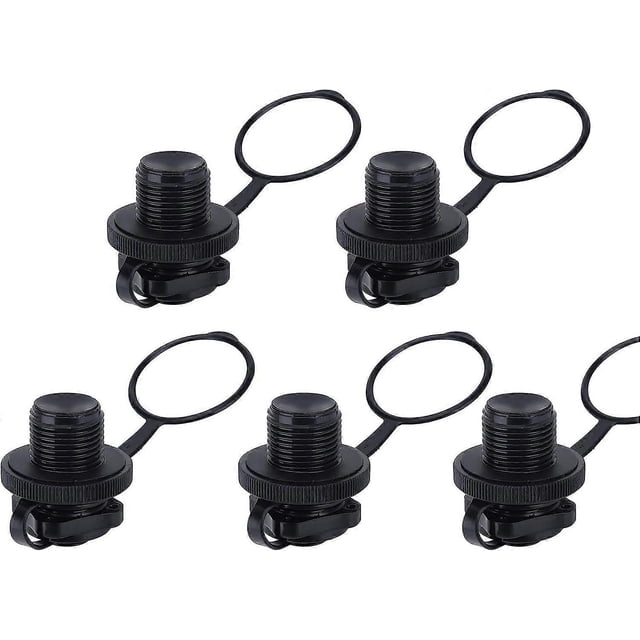 Inflatable Spiral, 5 Pcs Air Valves Valve Adapter Plugs, Spiral Shaped Inflatable Air Plugs for Inflatable Boat and Inflatable Fishing Boats Inflatabl