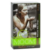 2 Packs of Moom Natural Wax Face and Bikini Strips with Soothing Chamomile and Lavender
