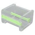 thumbnail image 3 of Transparent Tape Cutter, PP Shell Improving Work Efficiency Roll Tape Holder Space Saving Large Capacity  For Home Beige,Orange,Green, 3 of 8