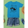 thumbnail image 3 of Raccoon With Shawl T-Shirt Juniors -Image by Shutterstock,  Large, 3 of 4