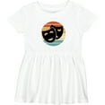 thumbnail image 3 of Inktastic Theater Masks Acting Retro Sunset Girls Baby Dress, 3 of 5