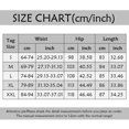 thumbnail image 3 of Women's Casual Pants Elastic Waist Solid Color Loose Side Button Decoration Versatile Capris White M, 3 of 5