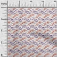 thumbnail image 2 of oneOone Cotton Jersey Rose Brown Fabric Leaves Sewing Craft Projects Fabric Prints By Yard 58 Inch Wide, 2 of 5