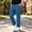 Blue, variant on Boys Stretch Cargo Pants Elastic Waist Casual Regular Fit Straight Leg Kids Hiking Pants Brown 6-14