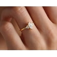 thumbnail image 3 of vylahjewellery 14K Rose Gold Moissanite Diamond Engagement Ring 1.50 Ct Marquise Cut Mother's Day Gift, 3 of 6