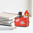 thumbnail image 2 of Funny Wooden Trash Can Fire Pen Holder in 4 Colors for Customizable and Compact Desk Storage, 2 of 8