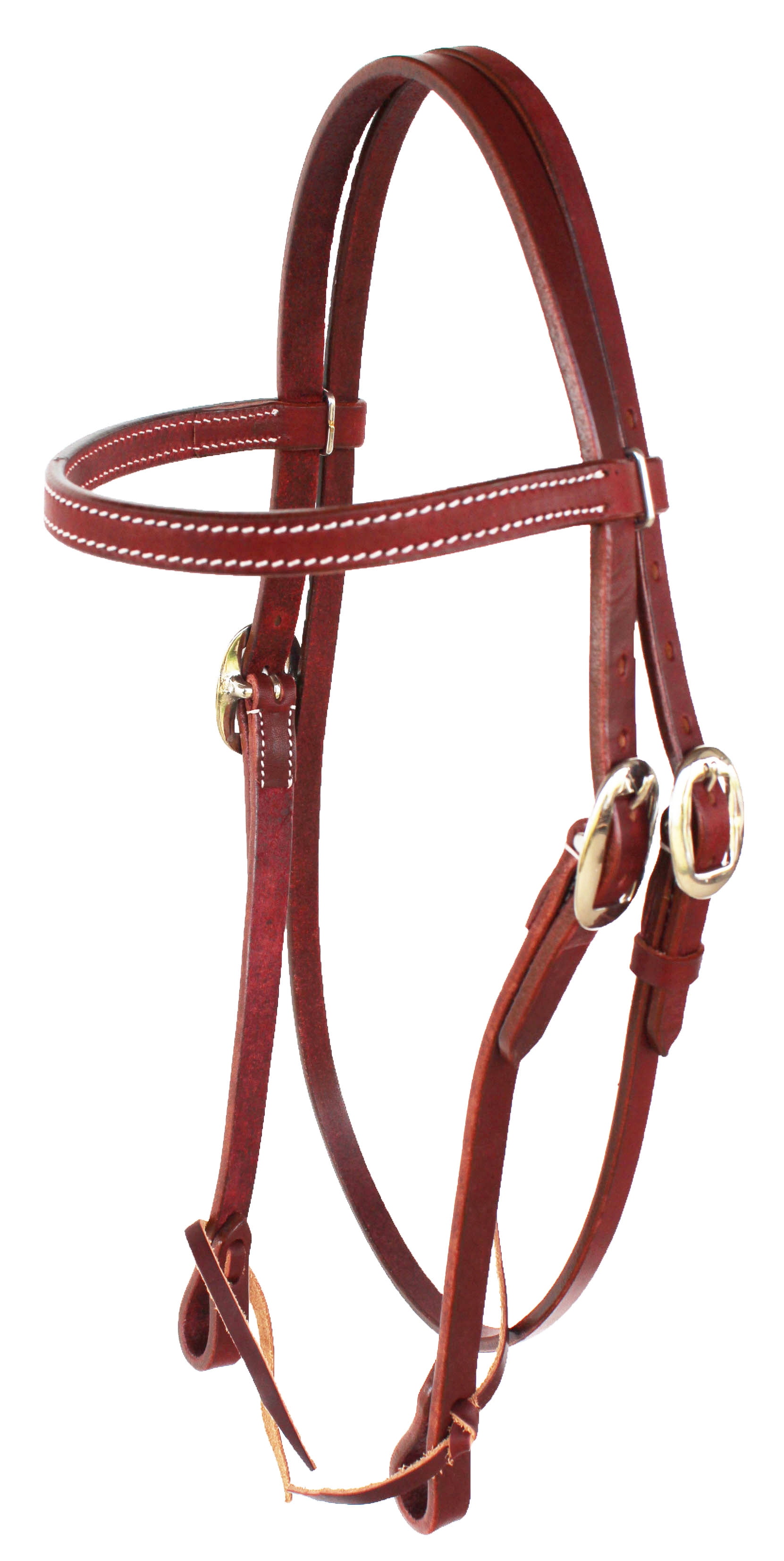 Horse Western Leather Horse USA Challenger Tack Knotted Bridle