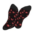 thumbnail image 5 of KLL Flamingo Print Cool Socks Men's Women's Crew Socks Funny Crazy Novelty Stockings, 5 of 7