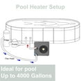 thumbnail image 6 of XtremepowerUS Above Ground Pool Heat Pump, Swimming Pool Heater, 14800BTU/hr, 115V/60Hz, 6 of 6