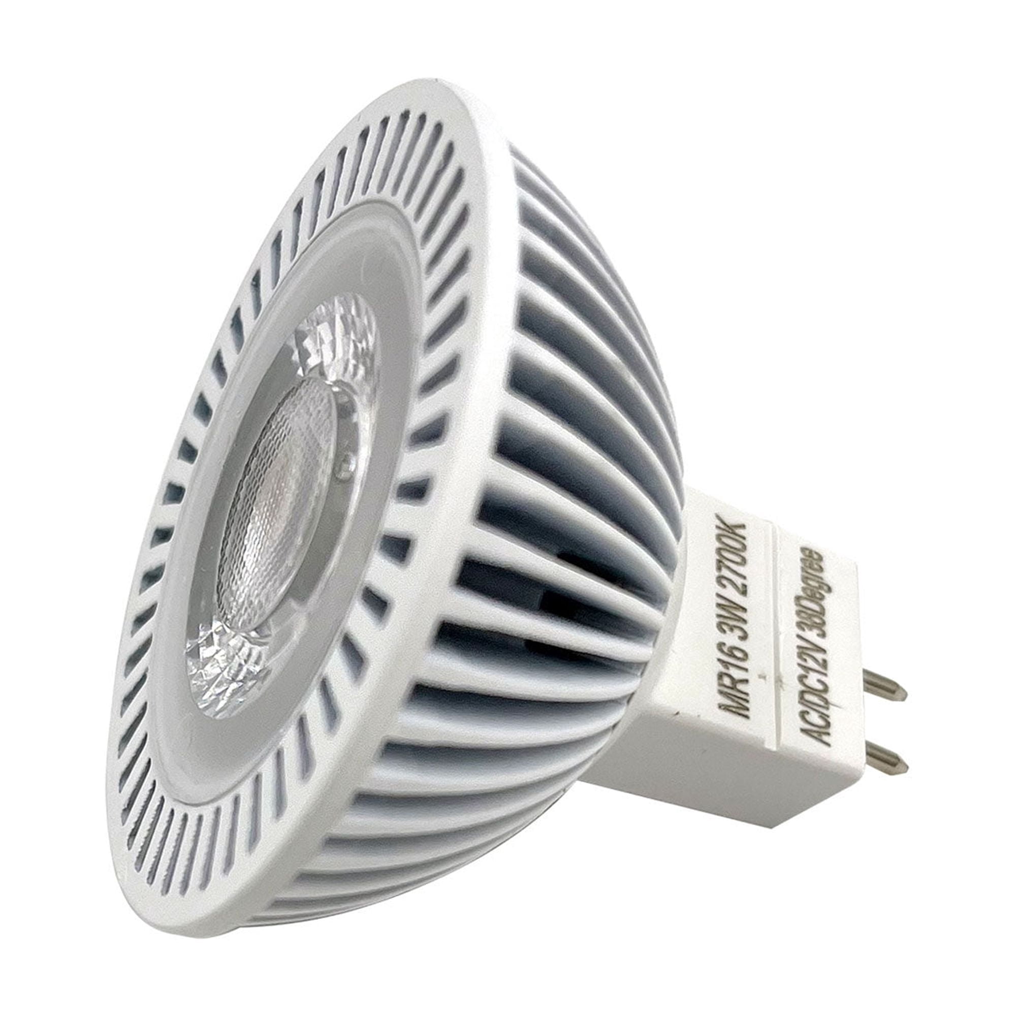 LNC MR16 LED Bulb 5W,12V,2700K Warm White,390LM,38°Beam,GU5.3 Base,for Landscape Lighting