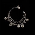 thumbnail image 1 of Kawaii Sanrio Hello Kitty lindo forma de corazón pulsera de doble capa mujeres mejor amiga joyería pulseras Accesorios, 1 of 4