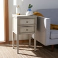 thumbnail image 2 of SAFAVIEH Toby Nightstand With Storage Drawers White Birch, 2 of 7