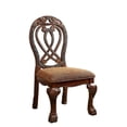 thumbnail image 2 of Furniture of America Madison Wood Padded Dining Chair in Cherry (Set of 2), 2 of 5
