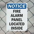thumbnail image 5 of (2 Pack) Fire Alarm Panel Located Inside OSHA Notice Sign 10 Inch X 14 Inch Indoor / Outdoor Rust-Free Aluminum Metal Signs for Workplace, Workshop, and Construction Site, Made in the, 5 of 8