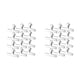thumbnail image 1 of Bearachild Clips para bolsas de acero inoxidable, solución de sellado práctica para patatas fritas, aperitivos, Clip fácil de sellar, 12 piezas grande 12*7cm 2Conjunto, 1 of 6