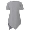thumbnail image 7 of zttd women maternity short sleeve irregular hem nursing t-shirt top for breastfeeding blouse, 7 of 7
