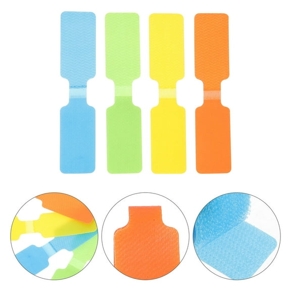 Masteelf 50 Pcs Cord Tags Charging Cable Label Practical Non-sticky