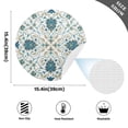 thumbnail image 2 of Ryvnso Indian Print Round Plate Mats Dining Table Placemat Set of 4 for Holiday Decoration, 2 of 7