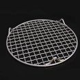 thumbnail image 7 of 10" X 10" Height Multi-Purpose Cross Wire Rack Round Steaming Cooling Stainless Steel Barbecue Racks/Grills/Pan Grate/Carbon Baking Net, 7 of 7