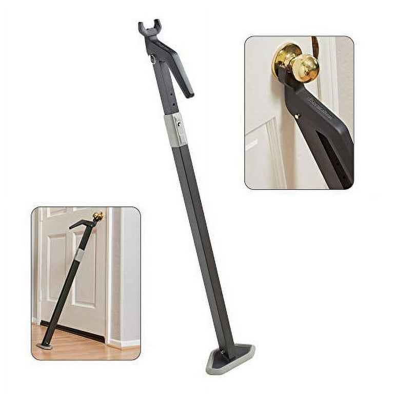 SecuraDoor Heavy Duty Adjustable Door Stopper Aluminum Alloy