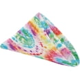 thumbnail image 2 of GZHJMY Tie Dye Swirl Rainbow Cloth Napkins, Set of 1 20 x 20 Inch Soft & Comfortable Polyester Dinner Napkins for Family, House, Restaurant, Weddings, Parties, 2 of 5