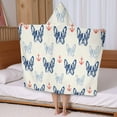 thumbnail image 5 of Anchor and Bulldog Dog Hooded Bath Towel，50"x30" for Ages 3 To 12 Kids, Quick Dry Lightweight Soft Microfiber Hood Beach Towel Cover Up for Kids, 5 of 7