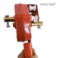 thumbnail image 2 of TRIPLE TREE Greenhouse Hand Crank Winch, Locking Sidewall Manual Crank Winch, Agricultural Sidewall Film Manual Roll Up Lifting Device Machine Window Opener for Greenhouse Ventilation-Orange, 2 of 7