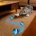 thumbnail image 2 of Chat Lumineux Rechargeable Sauteur Interactif Évitement d'Obstacles Chat Roulant avec Lumière LED pour Jeu Intérieur Exercice Divertissement Chiot à Mâcher pour Dentition Stimulation du Chien pour Grands Chiens Caoutchouc pour Chien, 2 of 6