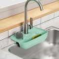 thumbnail image 5 of Lloopyting Kitchen Mat Dish Drying Mat Sink Holder Sink Rack With Drain Basket Kitchen Sink Organizer Storage Rack For Home Kitchen 27.5*16*7Cm, 5 of 7
