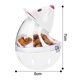thumbnail image 5 of Alimentador lento para gatos, bola de juguete con forma de vaso para golosinas para mascotas, 5 of 5