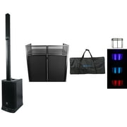 JBL EON ONE MK2 1500w Rechargeable Line Array DJ PA Speaker+DJ Facade Booth