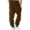 Elainilye Fashion Mens Cargo Pants Joggers Sports Pants Baggy Cotton
