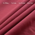 thumbnail image 5 of JML King Size Bed Sheet Set Burgundy,4 Piece Brushed Microfiber, 14" Deep Pocket, Burgundy, 5 of 6